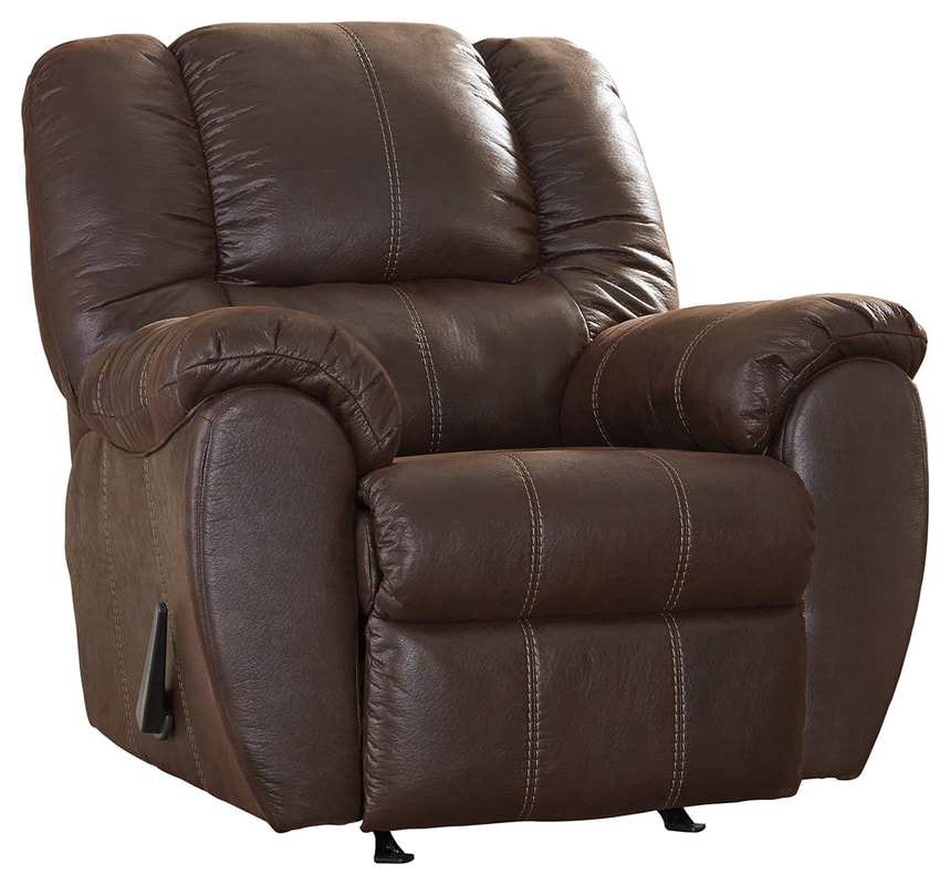 HH-Ashley 1030125 - Walnut Rocker Recliner - Image 2