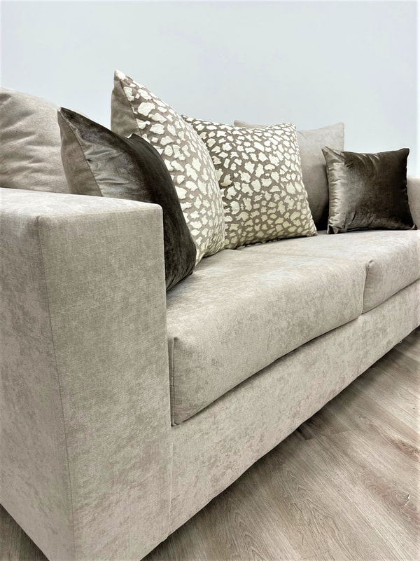 HH:110-Hollywood Beige Sofa & Loveseat - Image 2