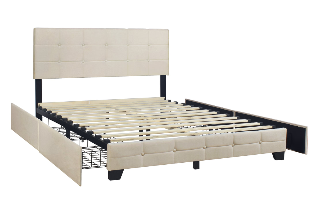 HH995 Platform Bed - Full, Queen, King - Image 3