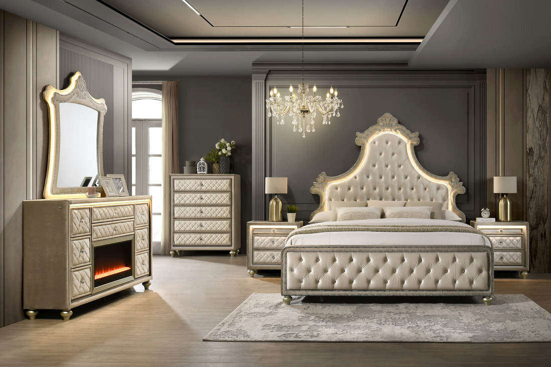 HH-Majesty2 Beige 4PC Set - Queen, King **NEW ARRIVAL** - Image 2