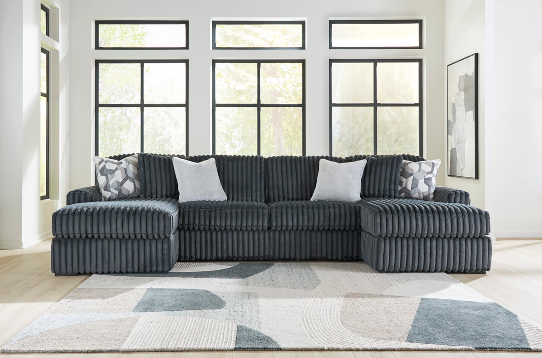 HH: Ashley 981-05 3PC Double Chaise Sectional ***NEW ARRIVAL** - Image 2