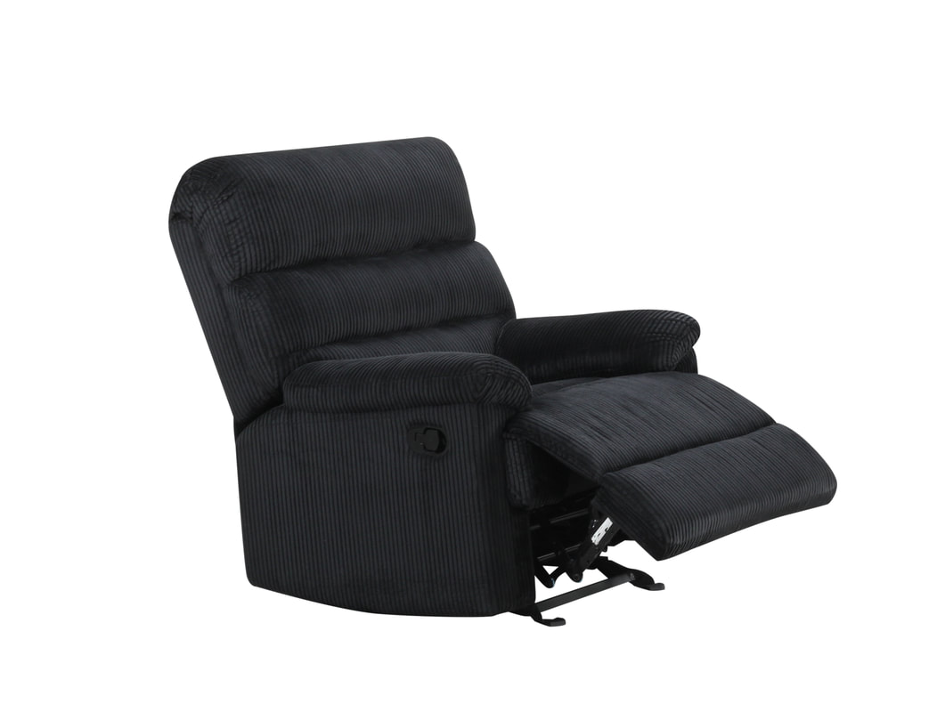 HH: Albert Black - 3PC Reclining Set - Image 3