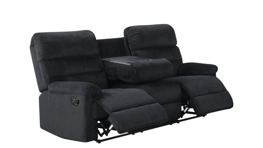 HH: Albert Black - 3PC Reclining Set - Image 4