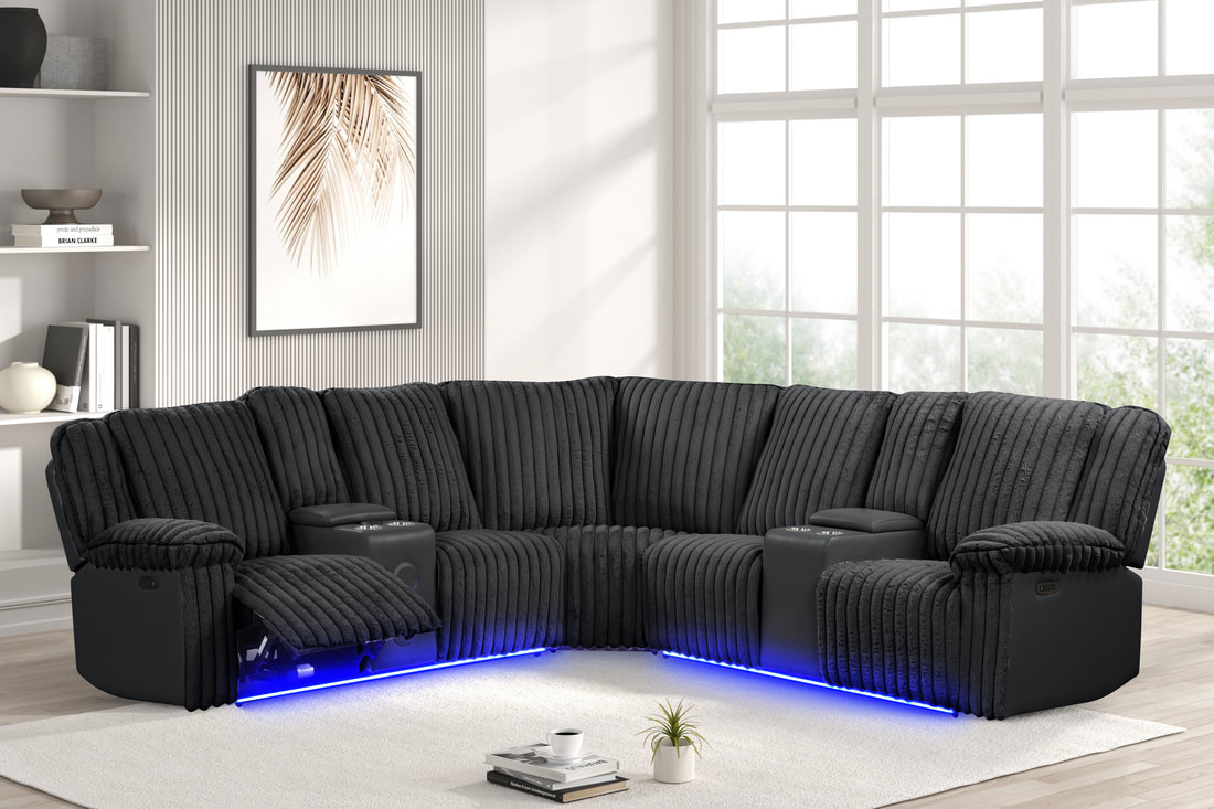 HH: Flash Power Reclining Sectional - Image 2