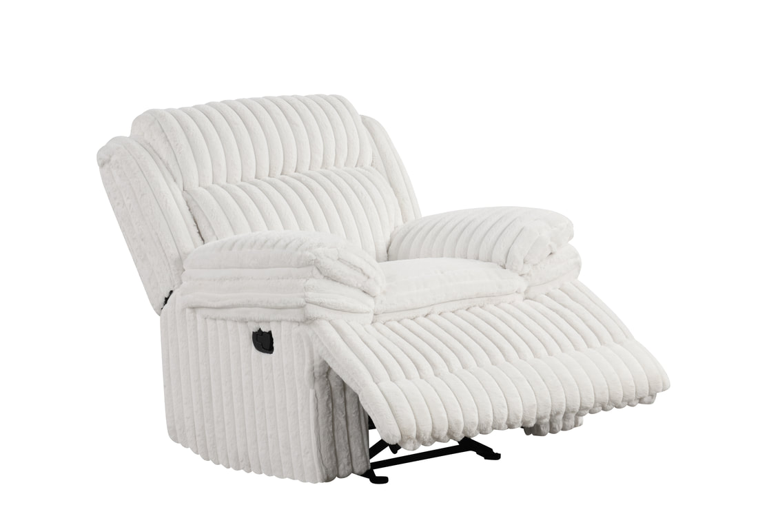 HH: Heaven - White 3pc Reclining Set - Image 4