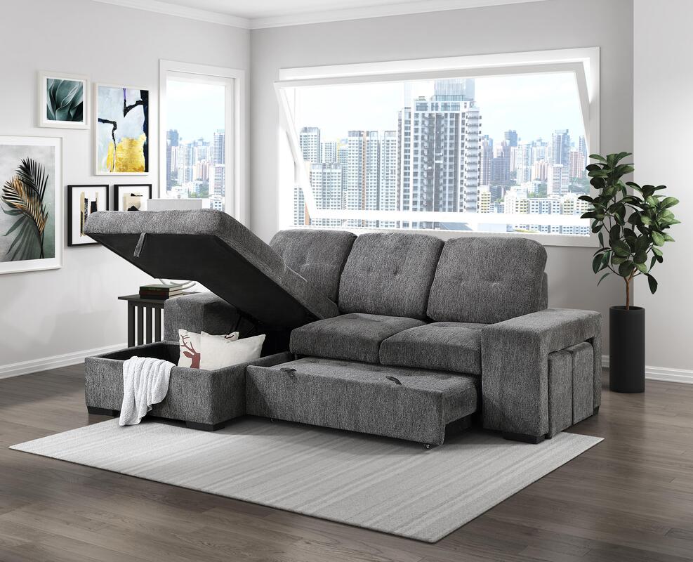 HH: Kevin Sectional With Pull-Out Bed **NEW ARRIVAL** - Image 2