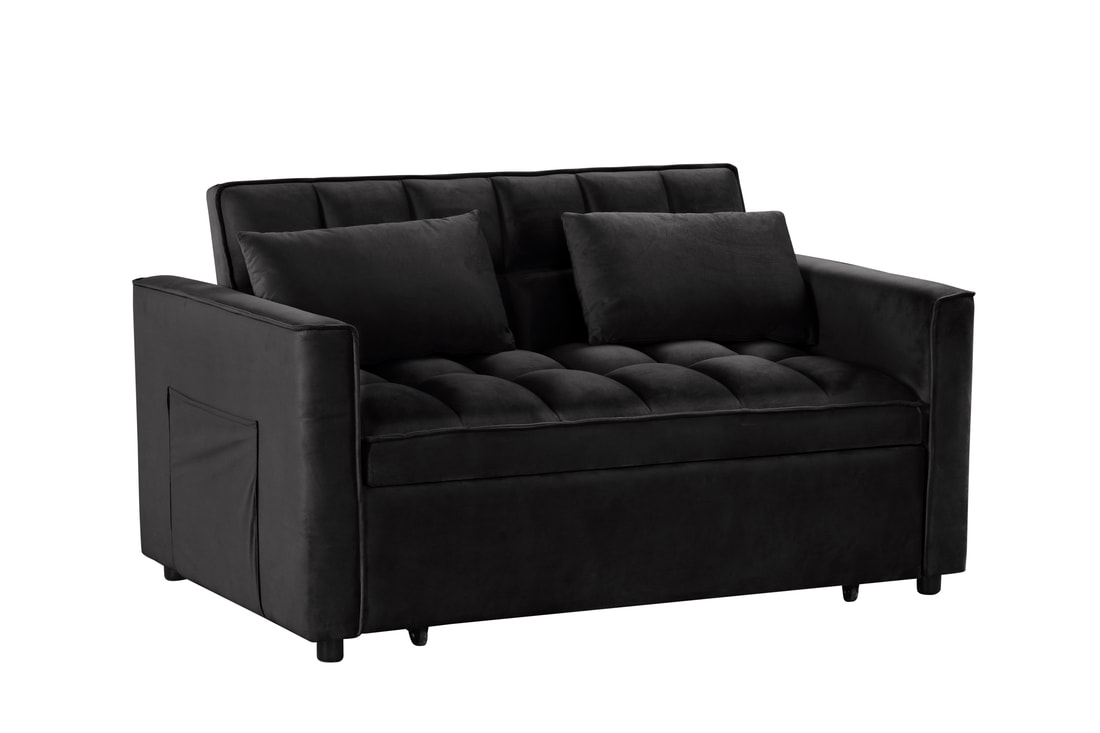 HH:Relax Black Sleeper Sofa - Image 3