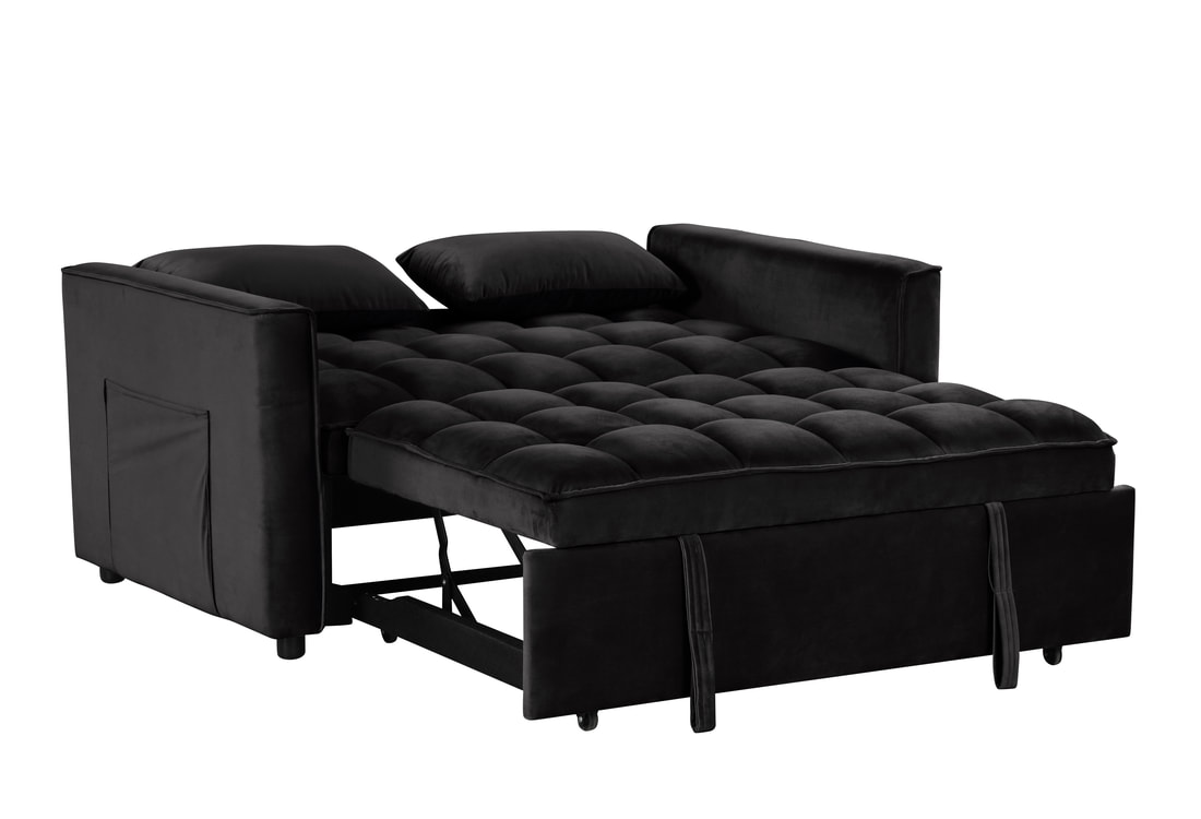 HH:Relax Black Sleeper Sofa - Image 2
