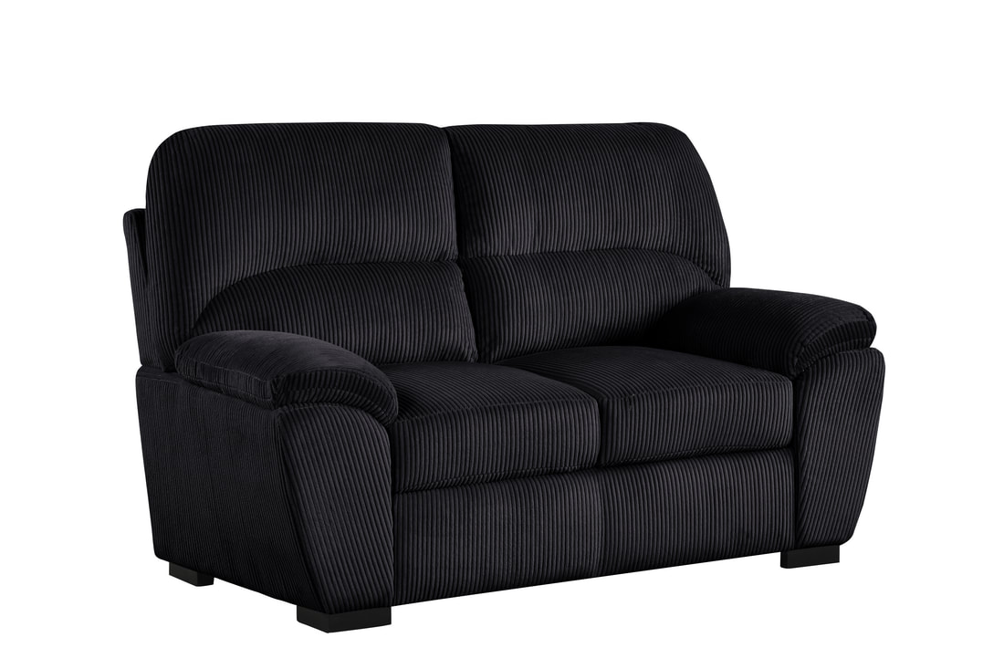 HH:Tiffany10 Black - 2PC or 3PC Living Room Set - Image 2