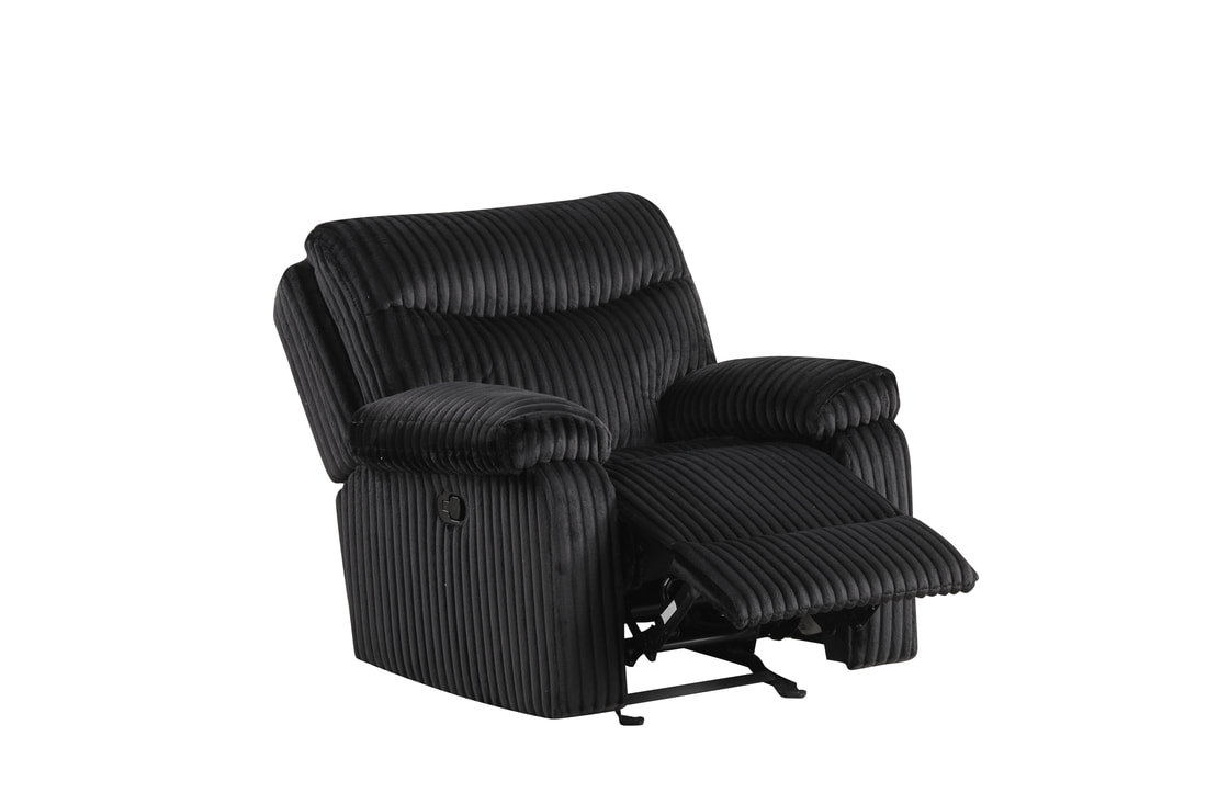 HH: BRAVO - Black 3pc Reclining Set **ON SALE** - Image 3