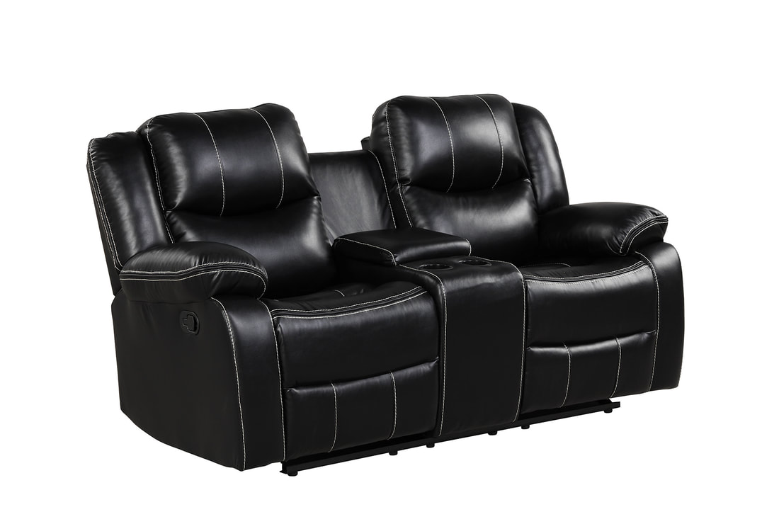 HH: Carter Black - 3PC Reclining Set - Image 2