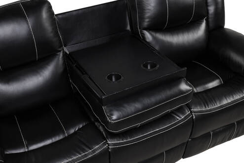 HH: Carter Black - 3PC Reclining Set - Image 4