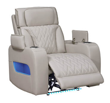 HH: DUBAI 3PC Sand Power Reclining Set - Image 5