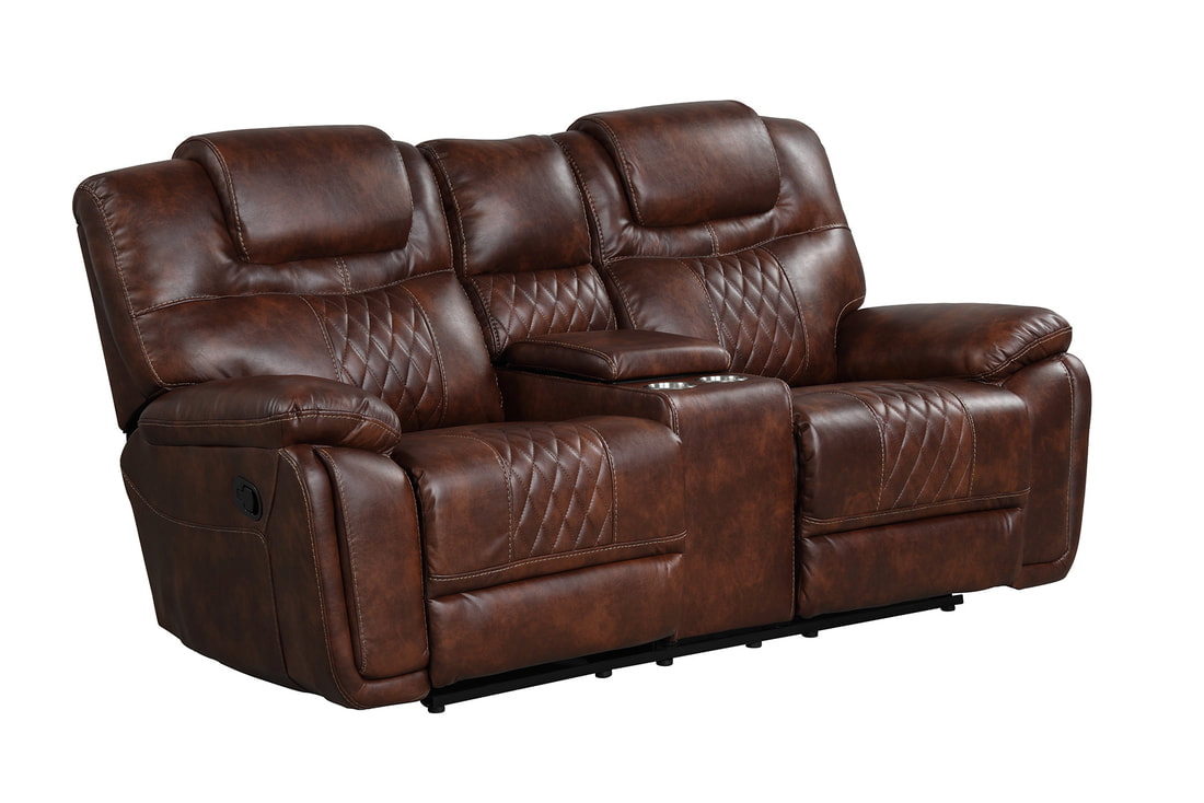 HH: Galveston Brown - 3PC OVERSIZED Reclining Set - Image 3