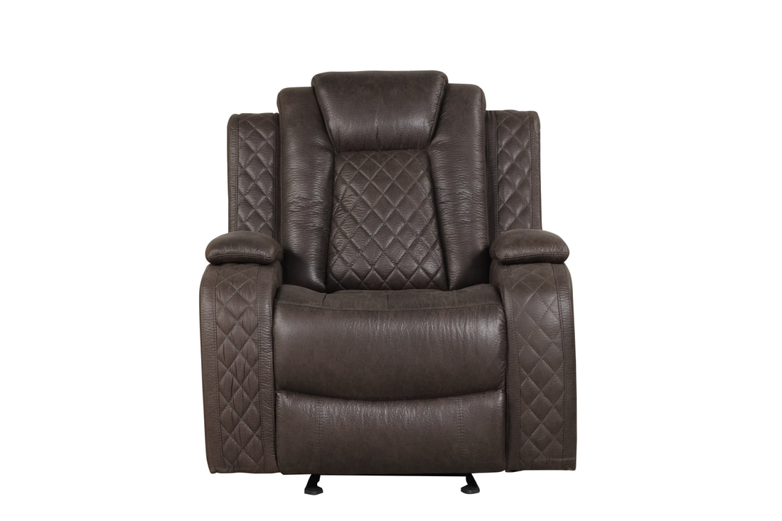 HH: Luz Chocolate - 3PC Reclining Set - Image 5