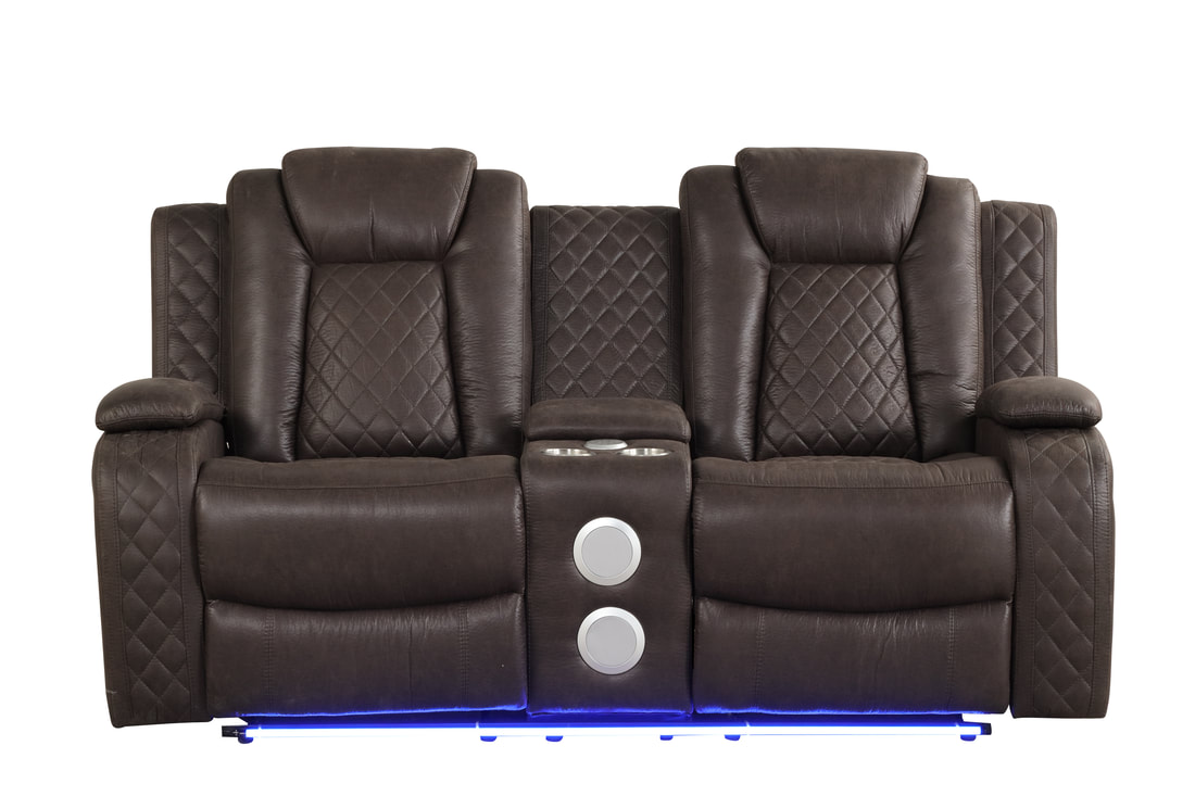 HH: Luz Chocolate - 3PC Reclining Set - Image 2