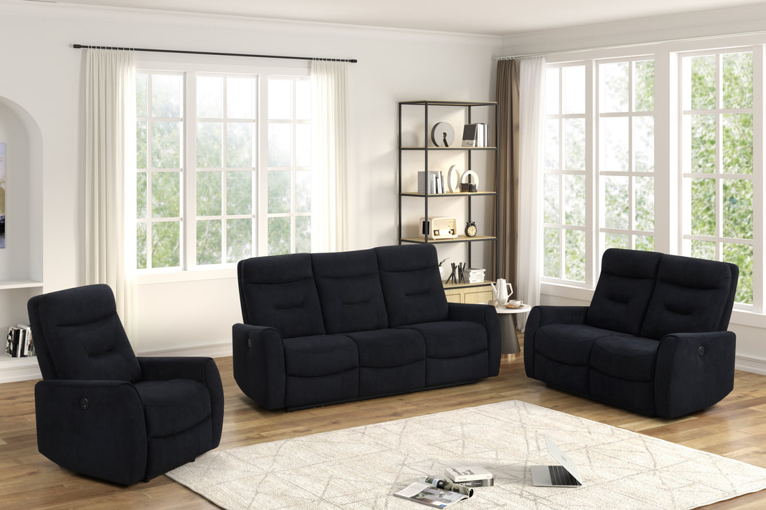 HH: Nina Black - 3PC Power Reclining Set **NEW ARRIVAL** - Image 2