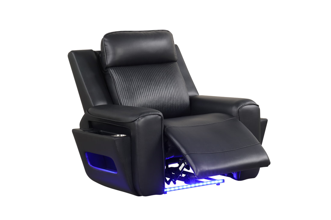 HH: Rolls Royce Black Power Reclining Set **NEW ARRIVAL** - Image 4