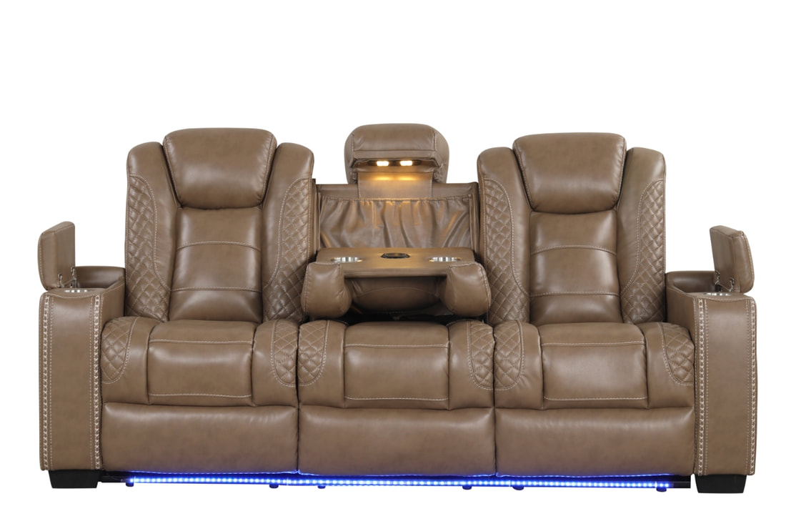 HH: STEFANO10 3PC Reclining Set - Image 2