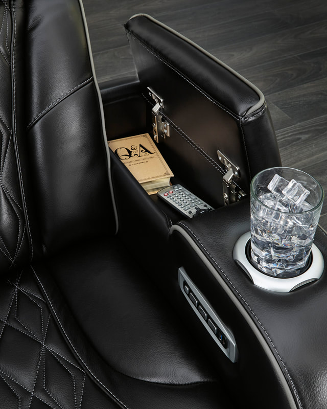 HH: U271-06 Power 2PC or 3PC Reclining Set (Genuine Leather + Air Massage) - Image 2